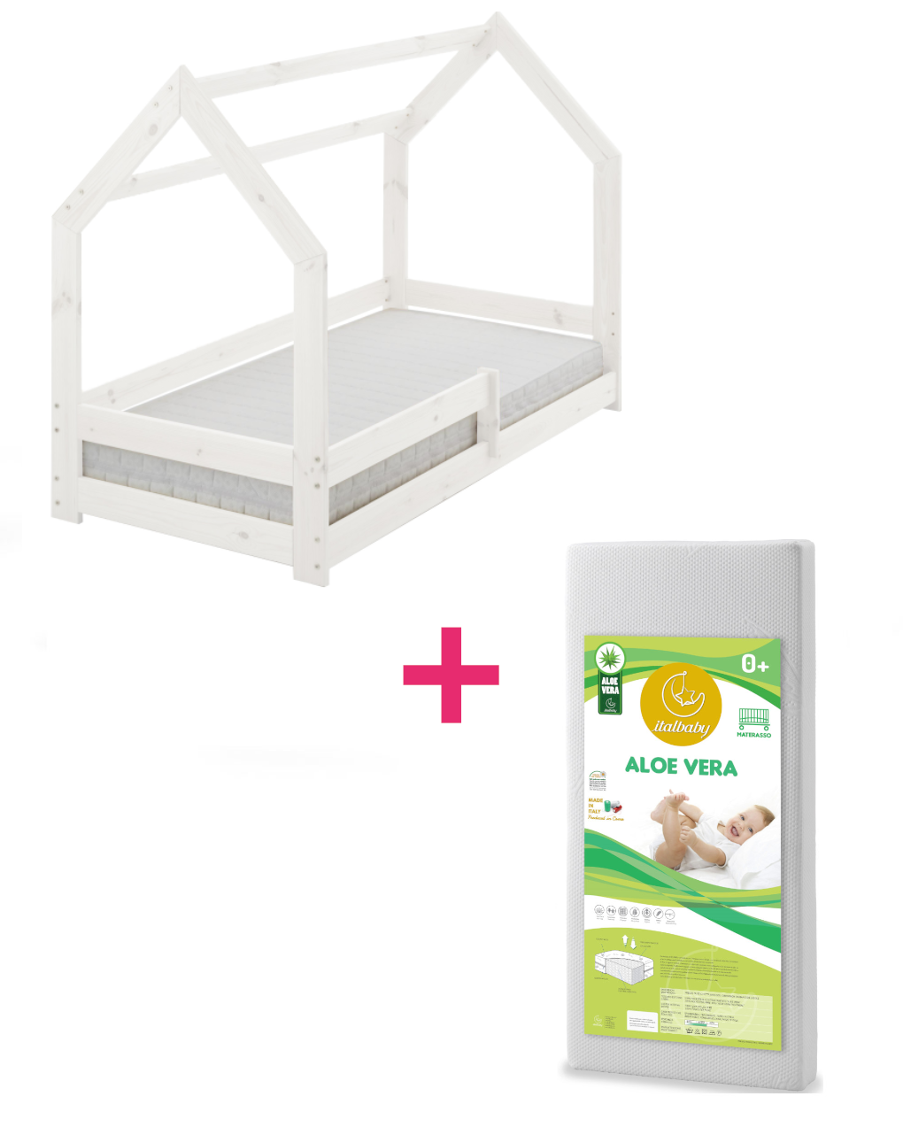 Materasso Bambini Kids Collective Cocco E Aloe Vera | 80x160 Cm | Doppia Faccia - Foto 6