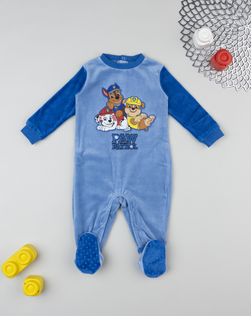 Pigiamone bimbo ciniglia paw patrol