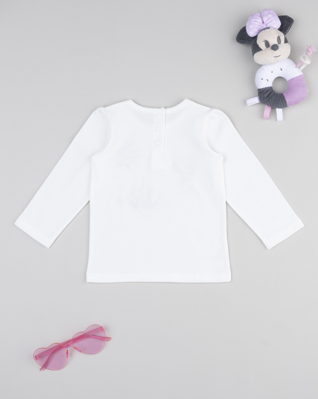 T-shirt bimba bianca minnie