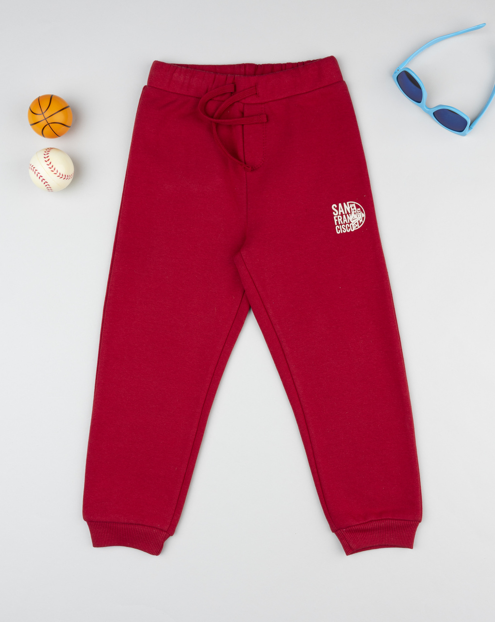 Pantalone bimbo rosso san francisco