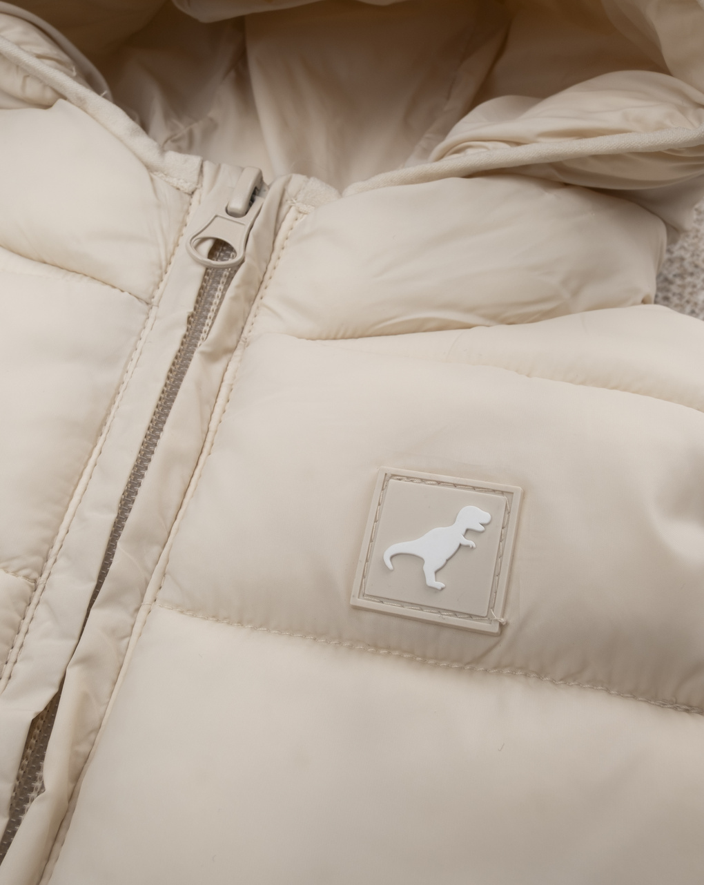 Gilet bimbo bianco nylon riciclato