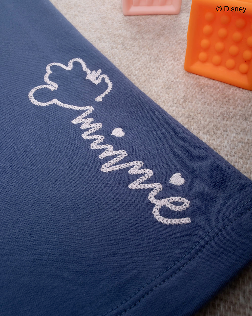 Pantalone felpa blu bambina disney minnie