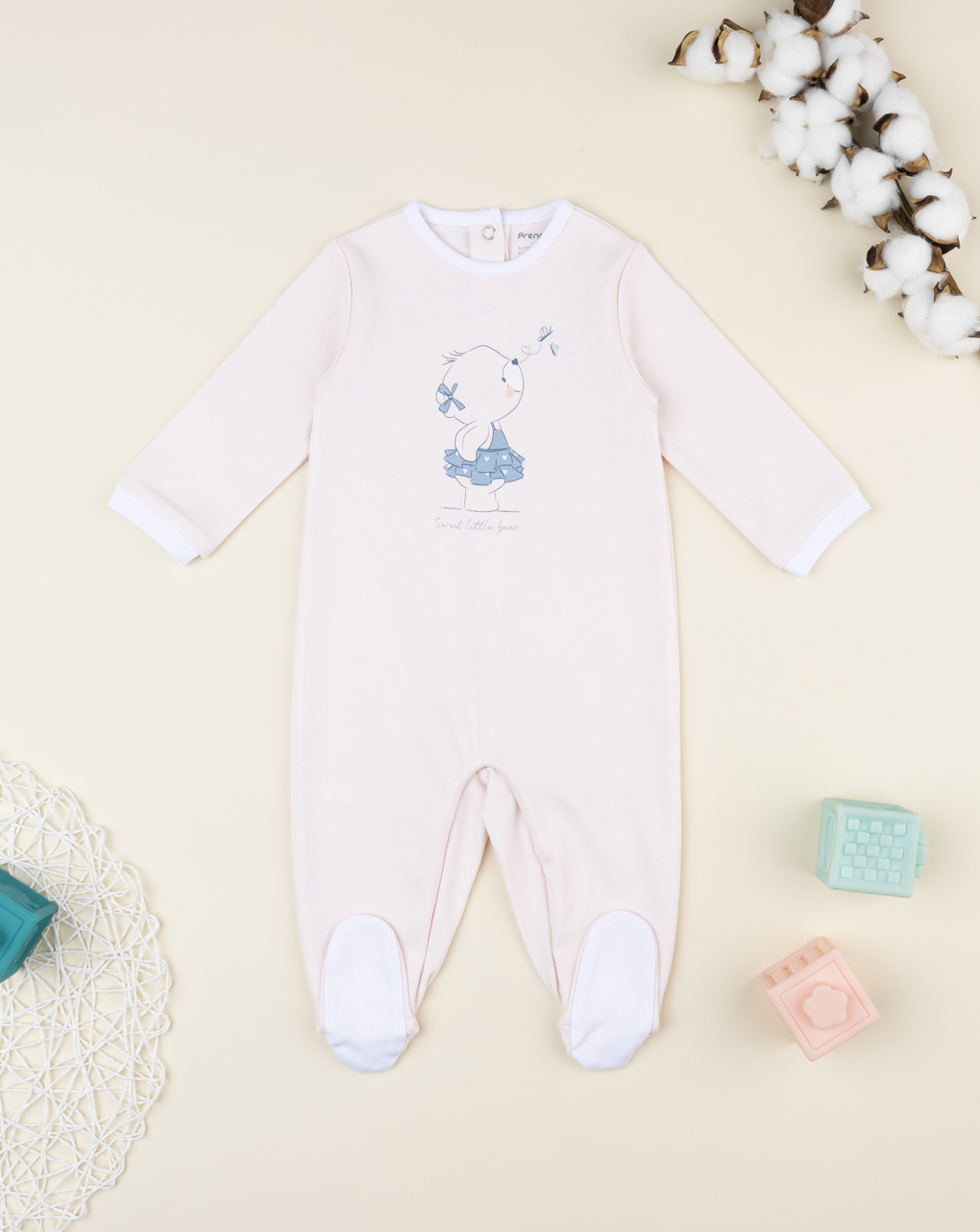 Tutina neonata rosa orsetto