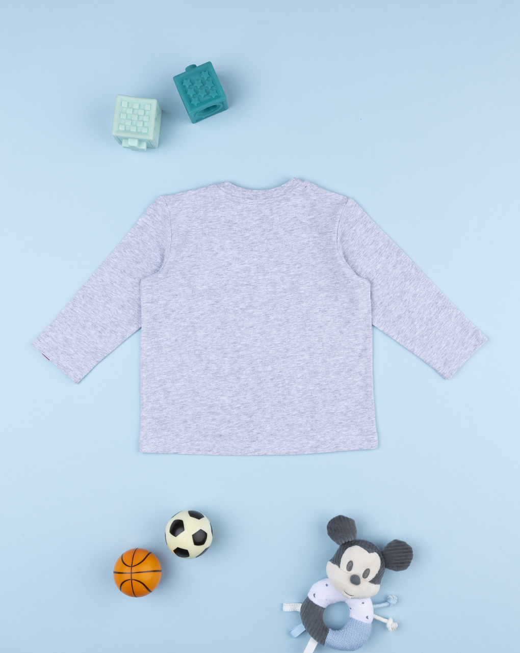 T-shirt girigia bimbo topolino