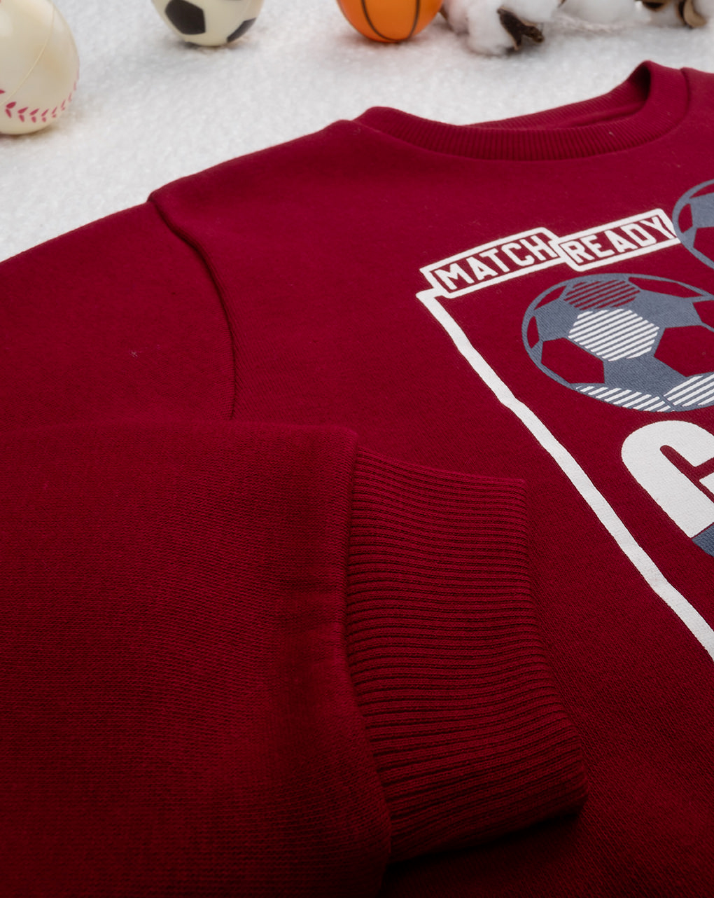 Completo jogging bimbo bordeaux/blu