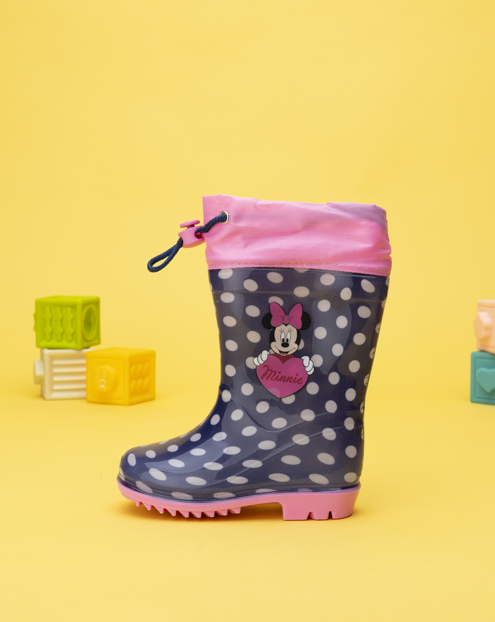 Stivali pioggia blu bimba disney minnie