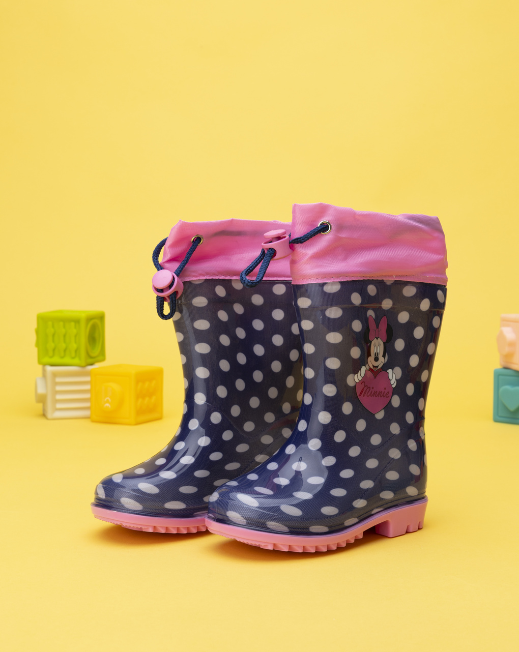 Stivali pioggia blu bimba disney minnie