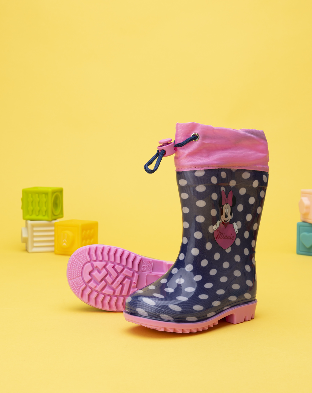 Stivali pioggia blu bimba disney minnie