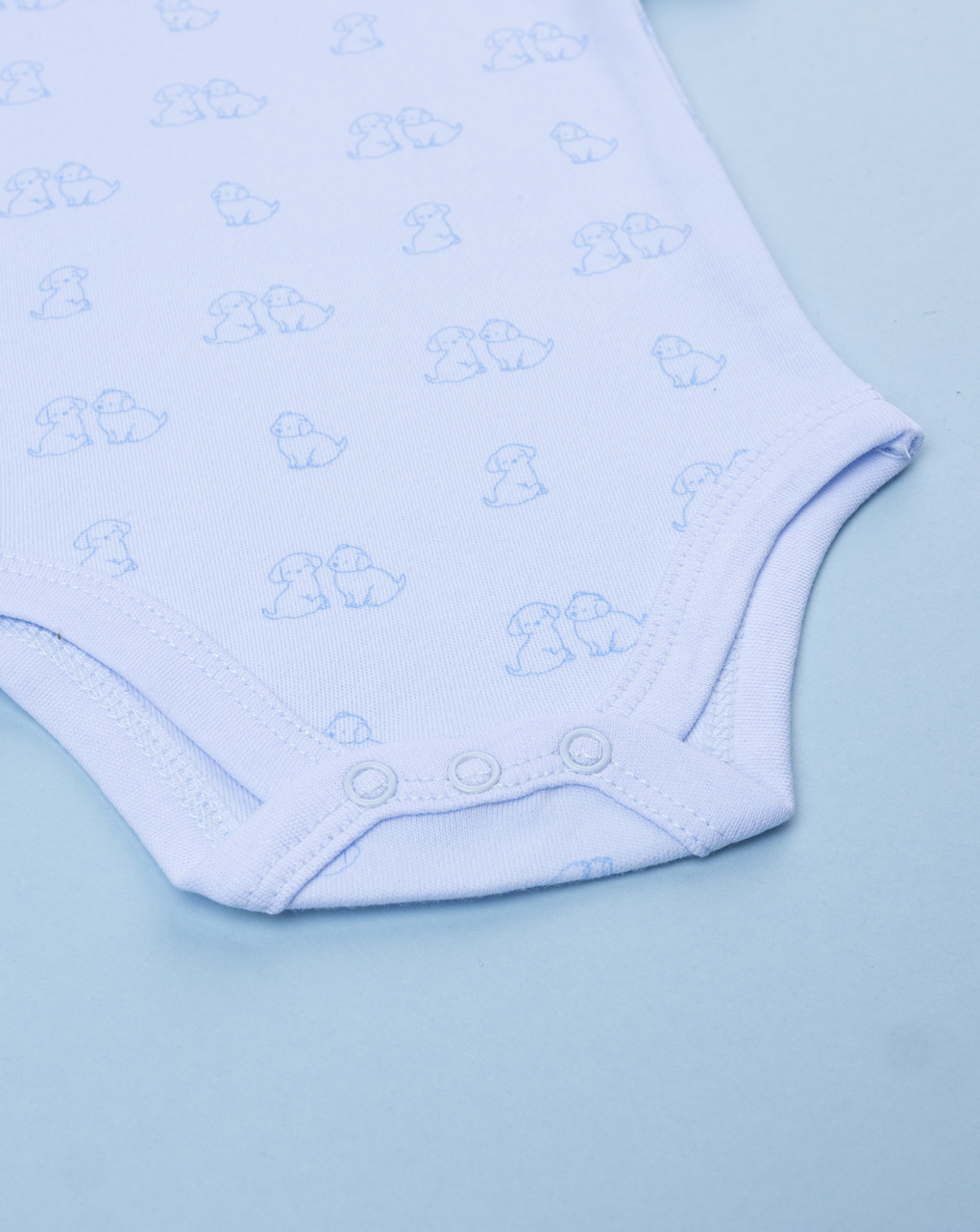 Body cotone felpato neonato cagnolini