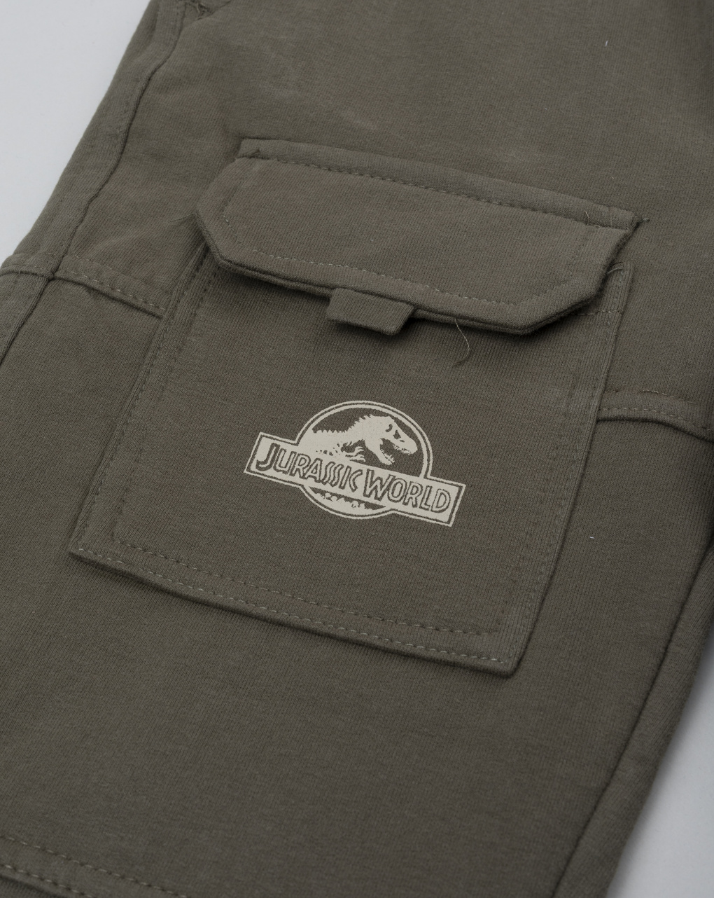 Pantalone verde bambino con tasconi