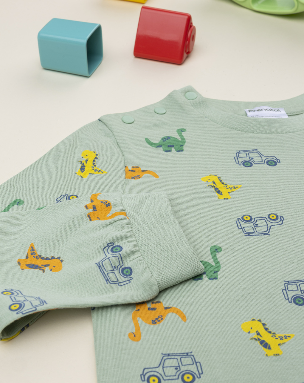 Pigiama bimbo due pezzi verde