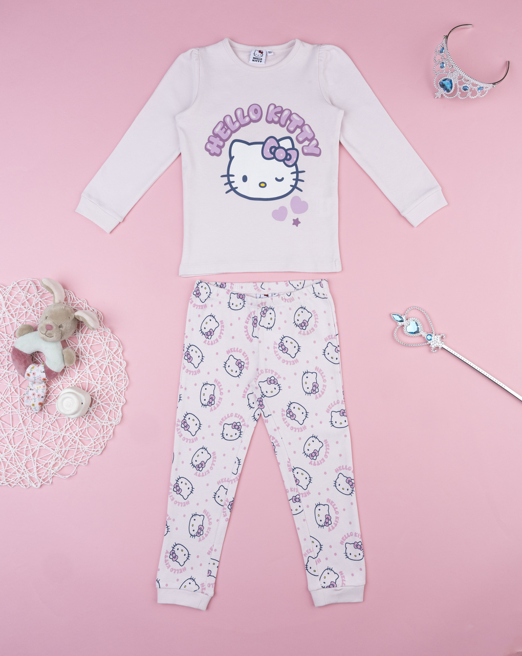 Pigiama bambina due pezzi hello kitty