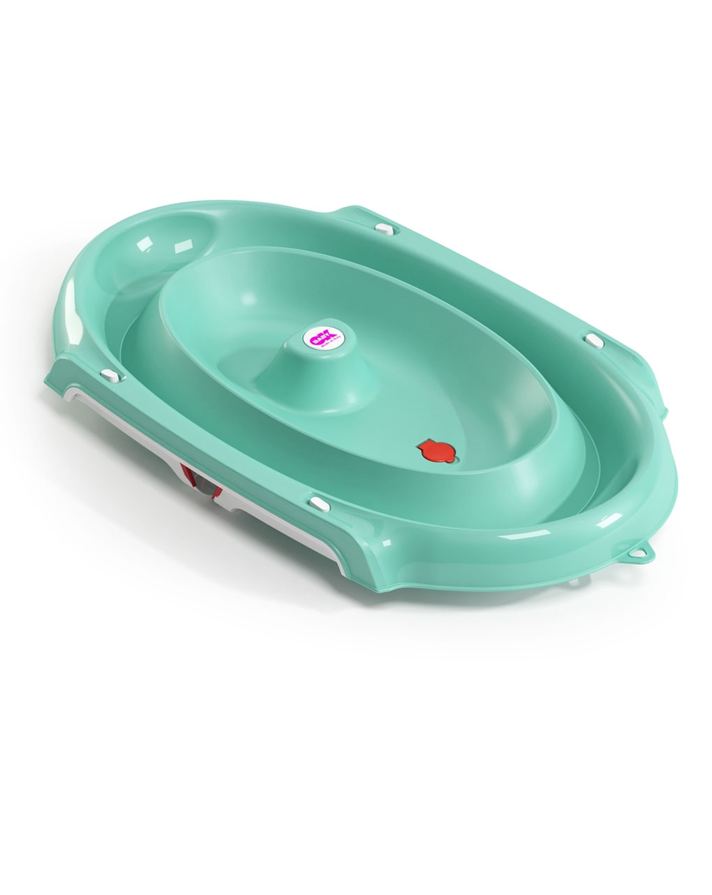 Vaschetta pieghevole onda slim azzurra 0-12 mesi - ok baby