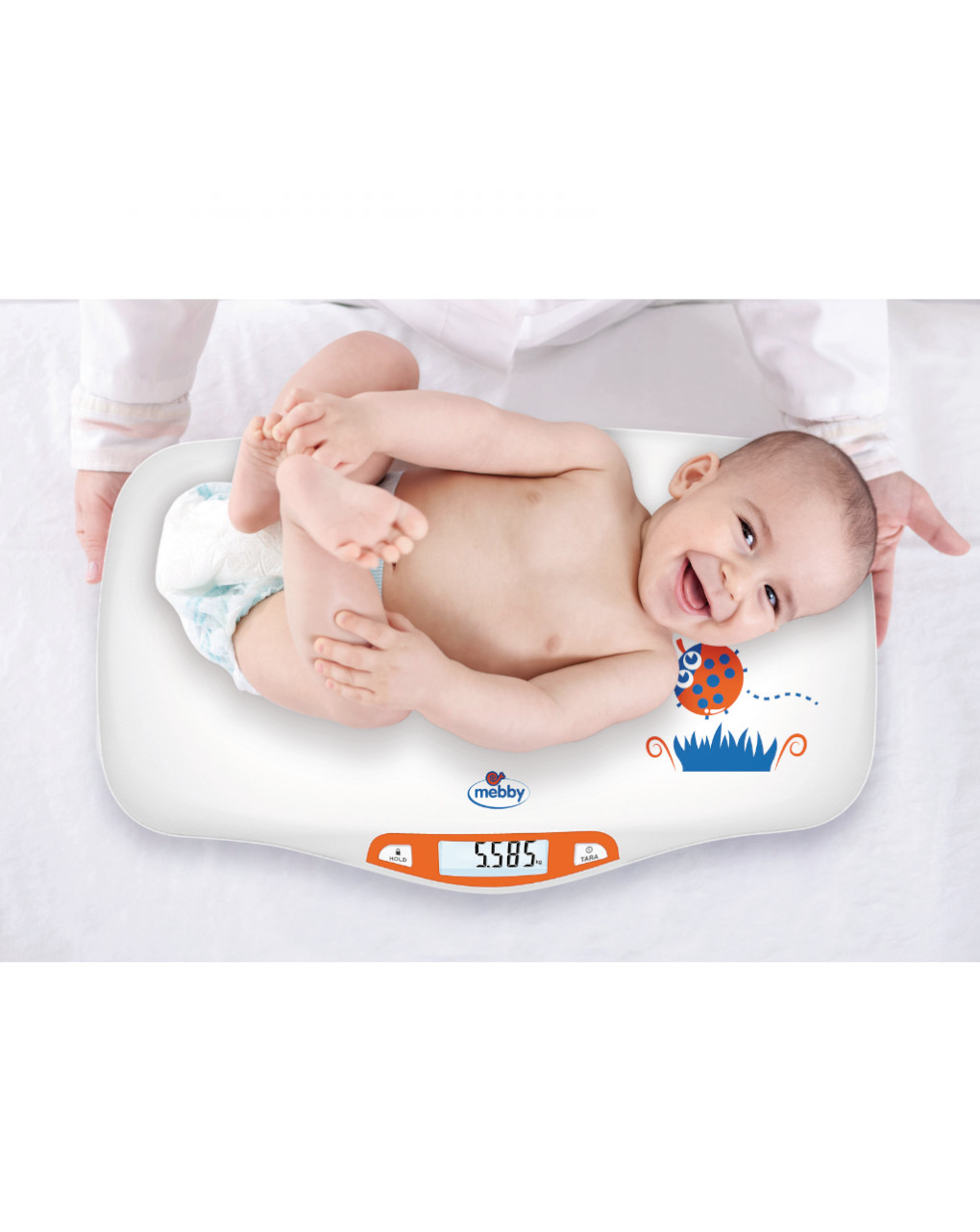 Bilancia digitale pesa-neonati primi pesi - mebby