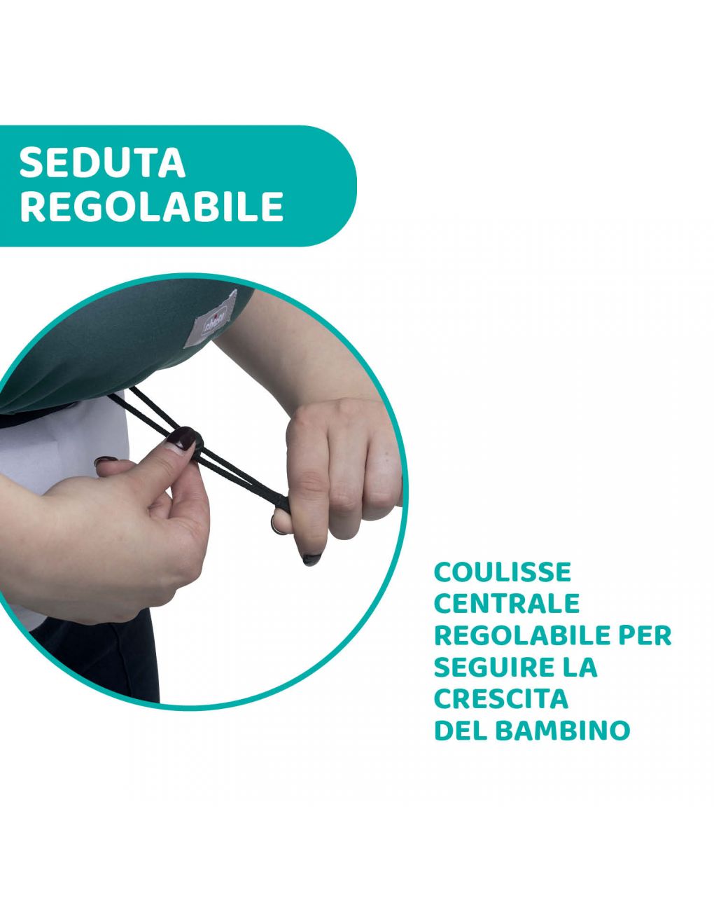 Marsupio skin fit green wood - chicco