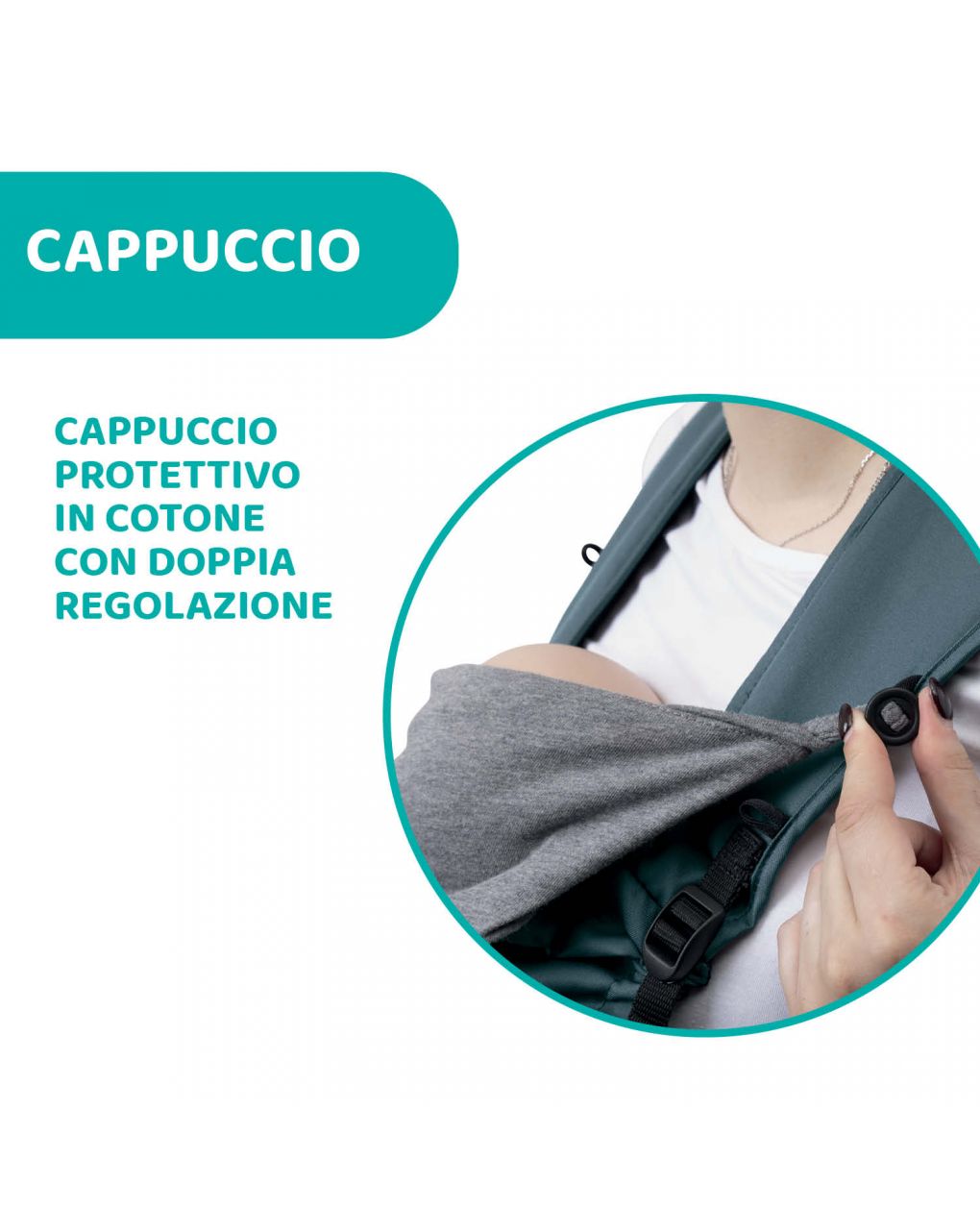 Marsupio skin fit green wood - chicco