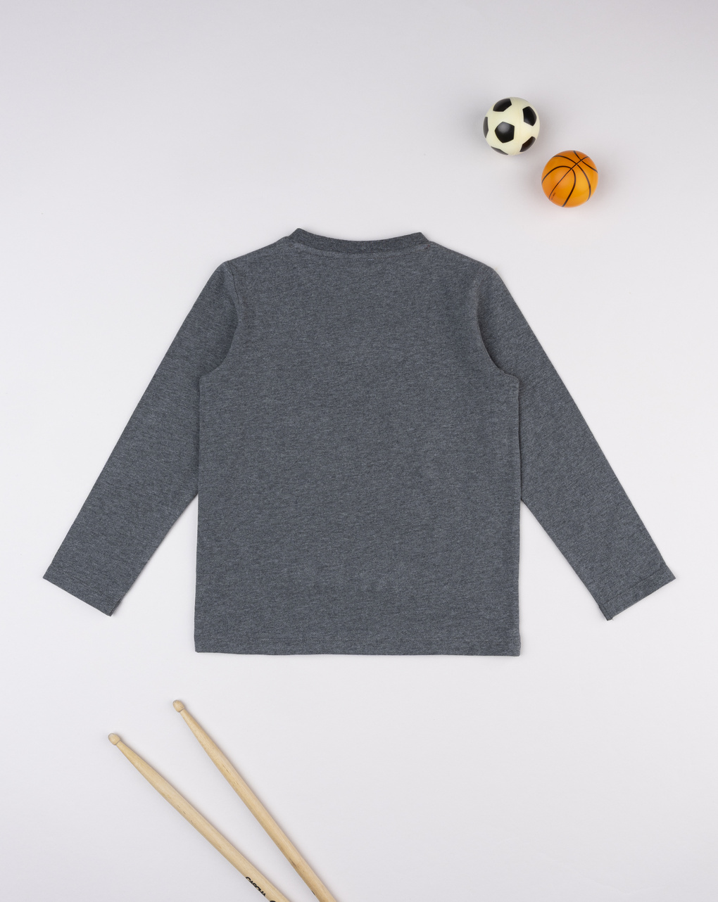 T-shirt bimbo grigia stampa spiderman