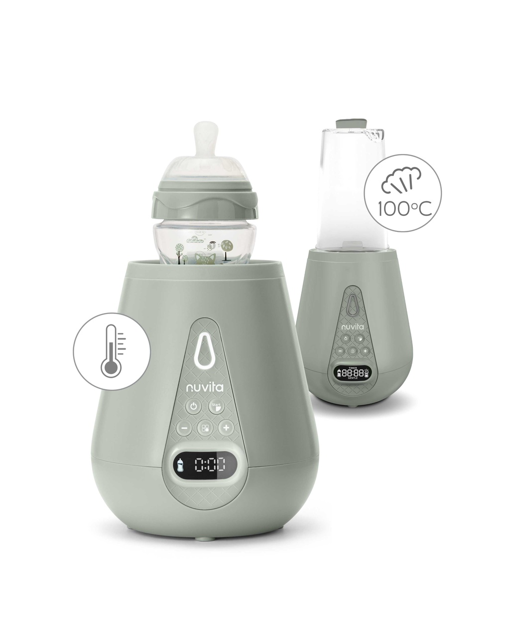 Scaldabiberon e sterilizzatore ultraveloce - nuvita