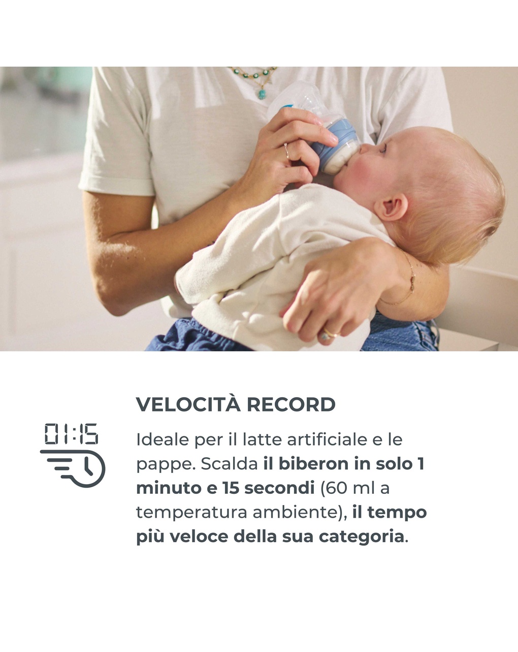 Scaldabiberon e sterilizzatore ultraveloce - nuvita