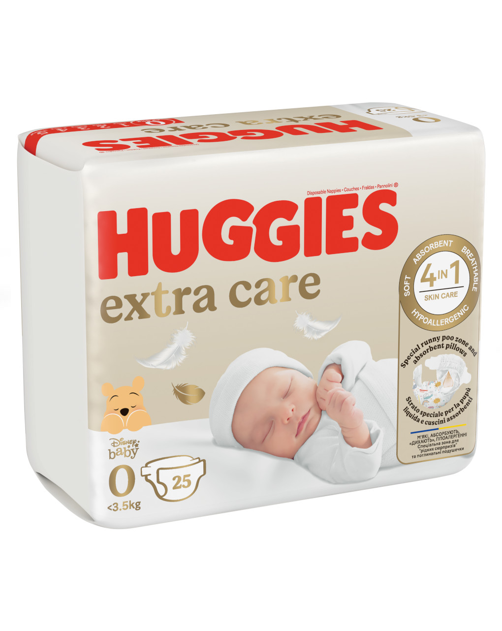 Pannolini extra care tg.0 (25 pannolini) - huggies
