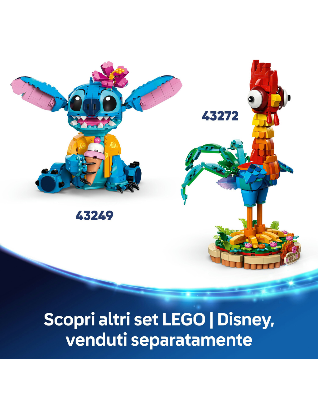 Lego disney - 43268- la casa sulla spiaggia di lilo & stitich - 9+