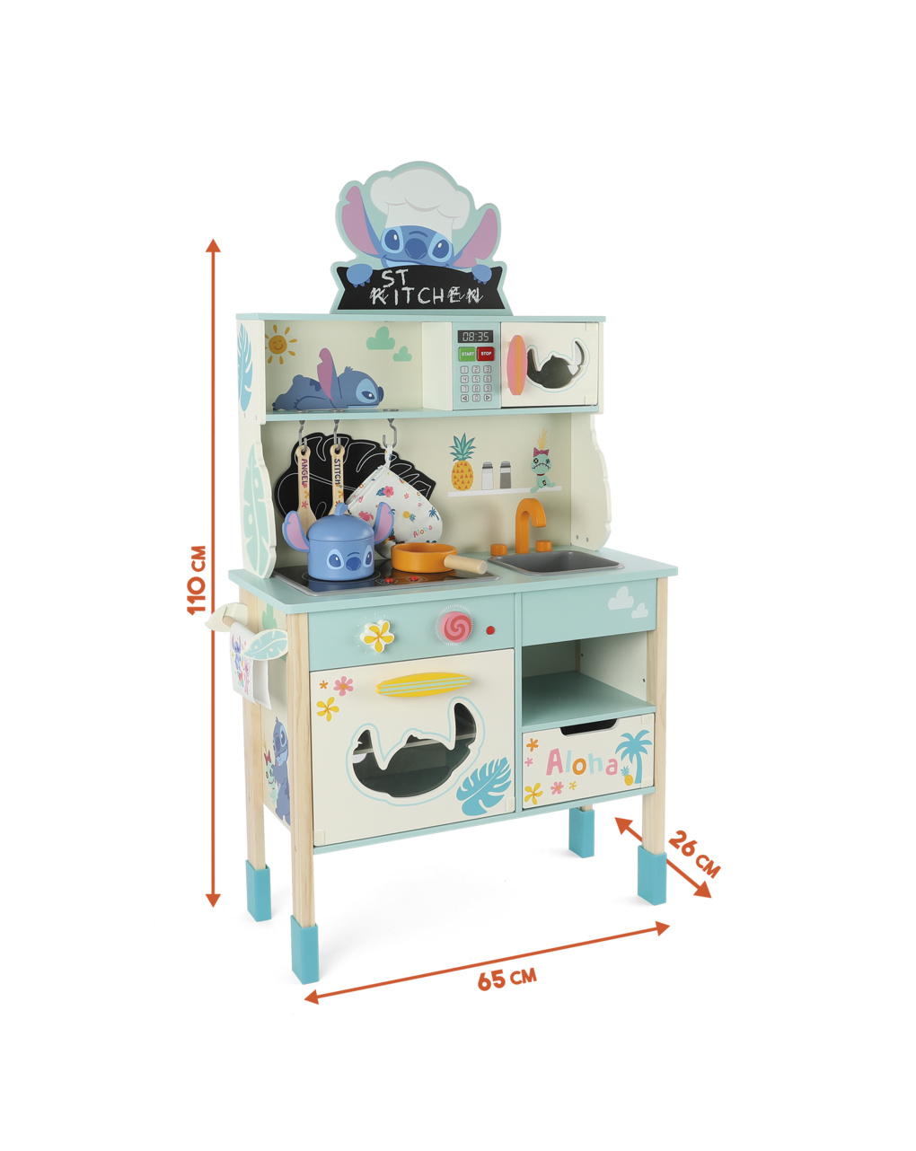 Cucina in legno aloha stitch - 3+ - wood n play