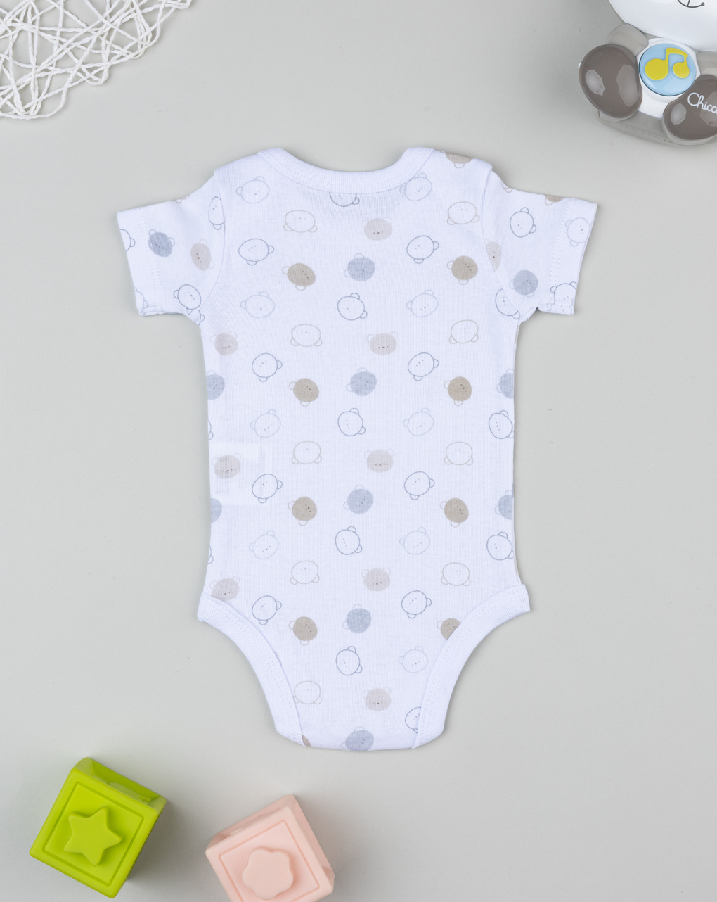Body costina neonato orsetti allover