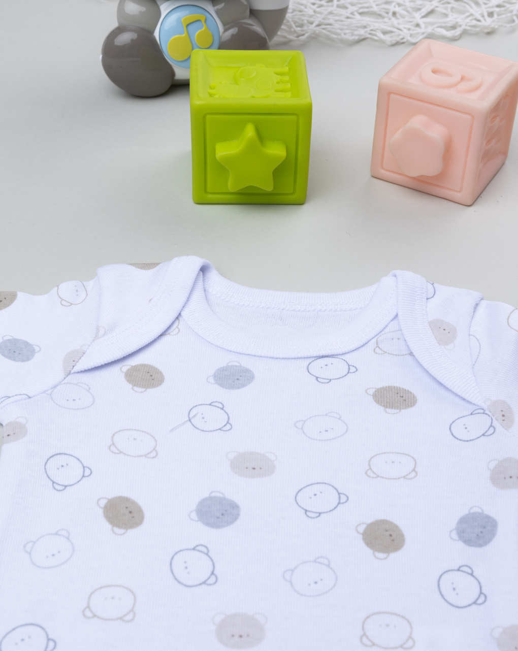 Body costina neonato orsetti allover