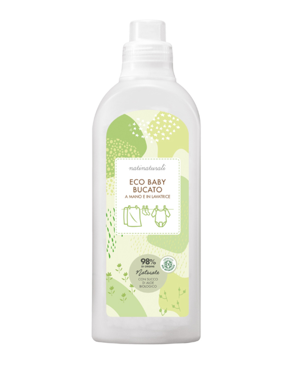 Ecobaby bucato 1000 ml a mano e in lavatrice - nati naturali