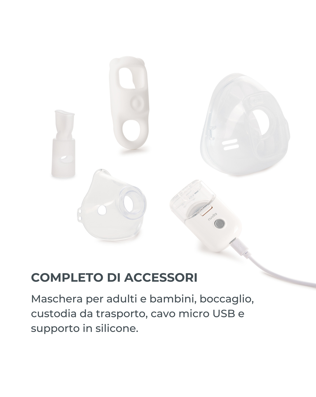 Aerosol indossabile con tecnologia mesh - nuvita