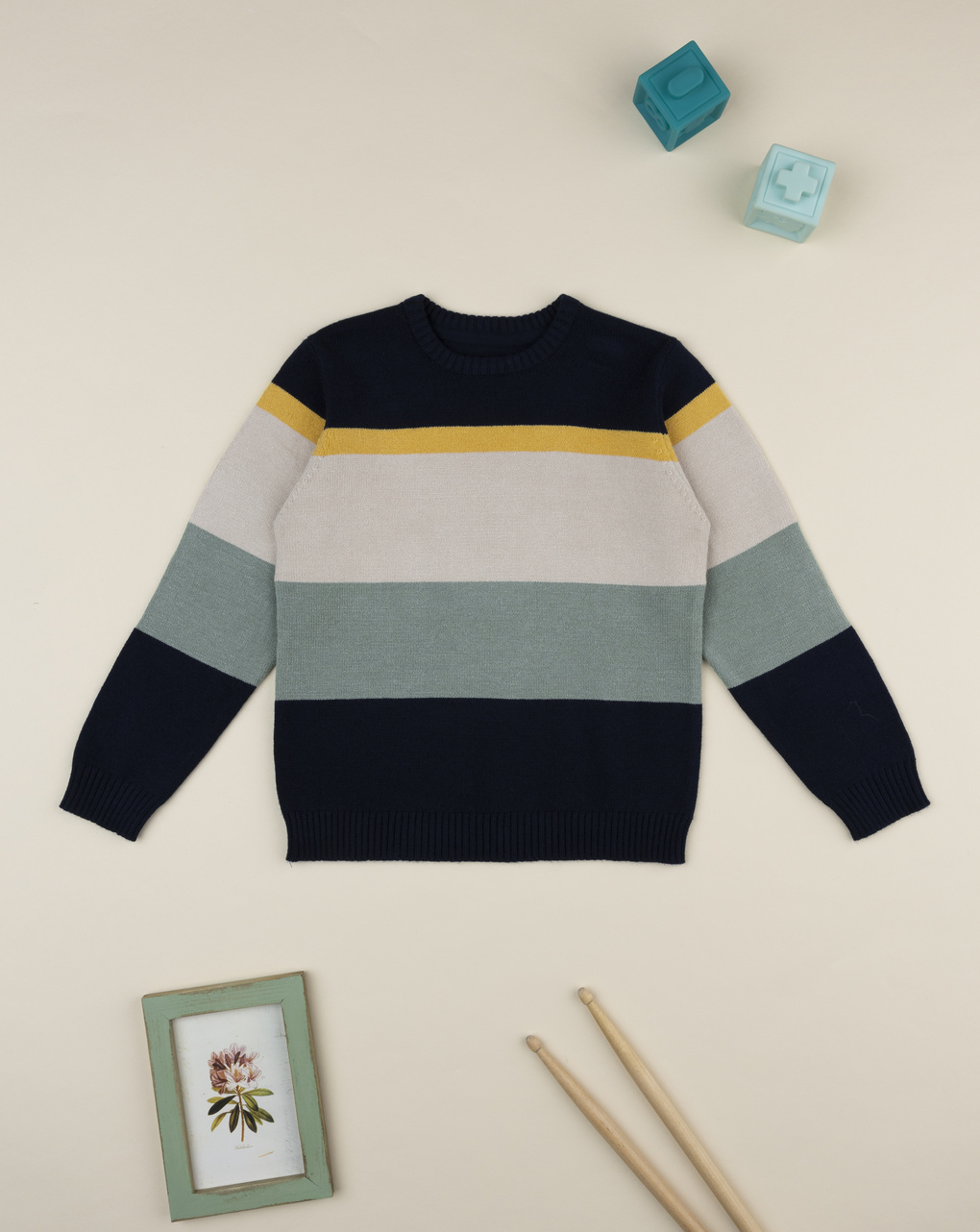 Maglione rigato bambino