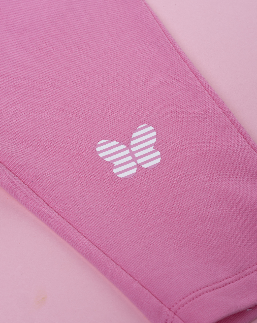 Pantalone bimba rosa stampa farfalle