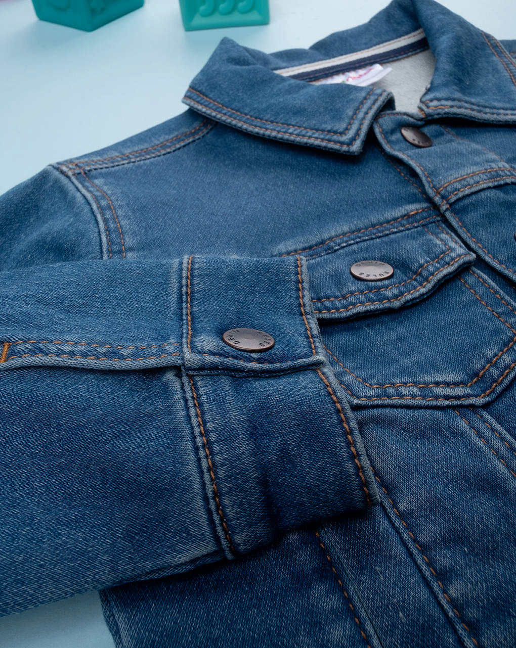 Giubbino bimbo denim chiaro