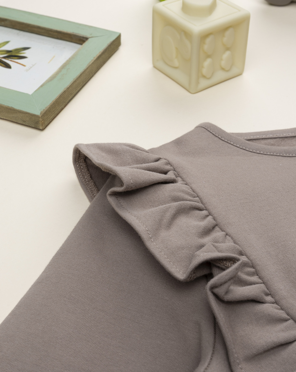 Felpa bimba marrone minnie