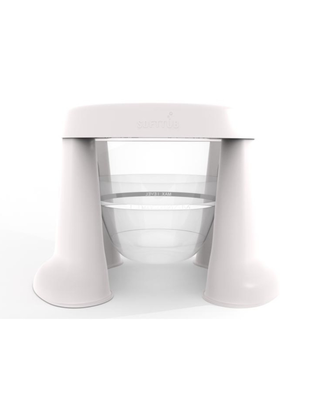 Vaschetta pieghevole salvaspazio bianca - softtub - tub of the word