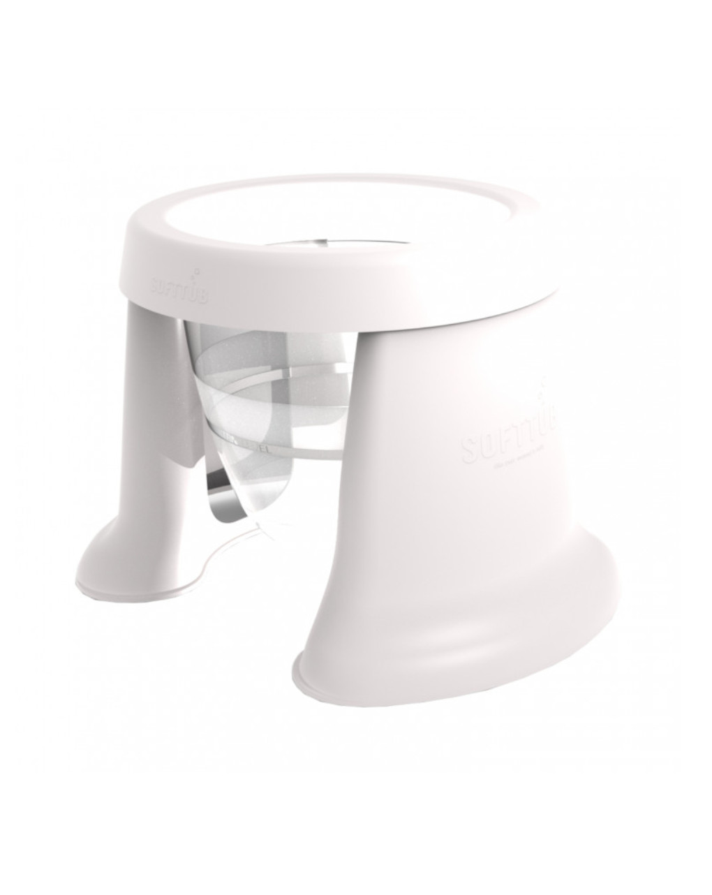 Vaschetta pieghevole salvaspazio bianca - softtub - tub of the word