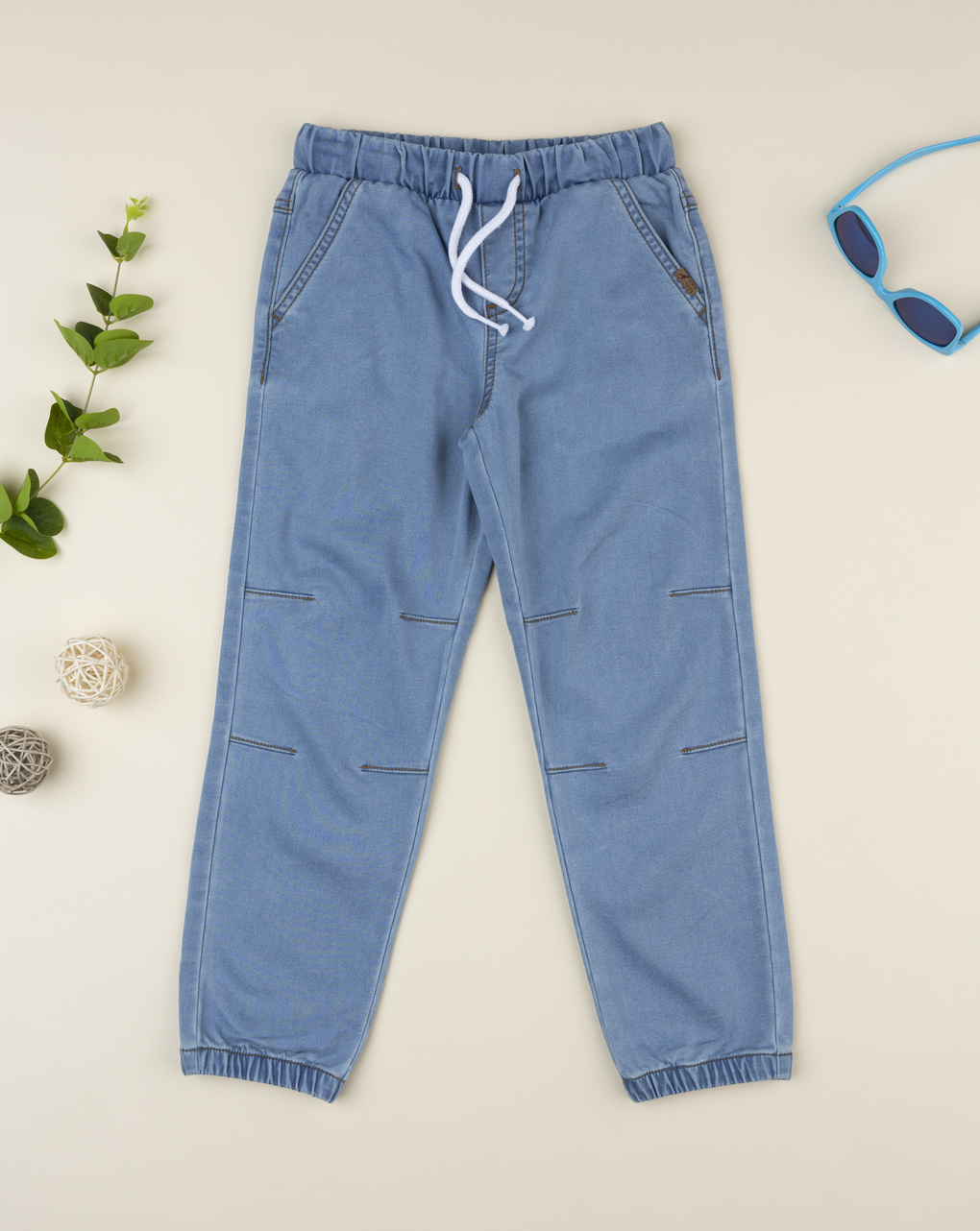 Pantalone denim chiaro bambino