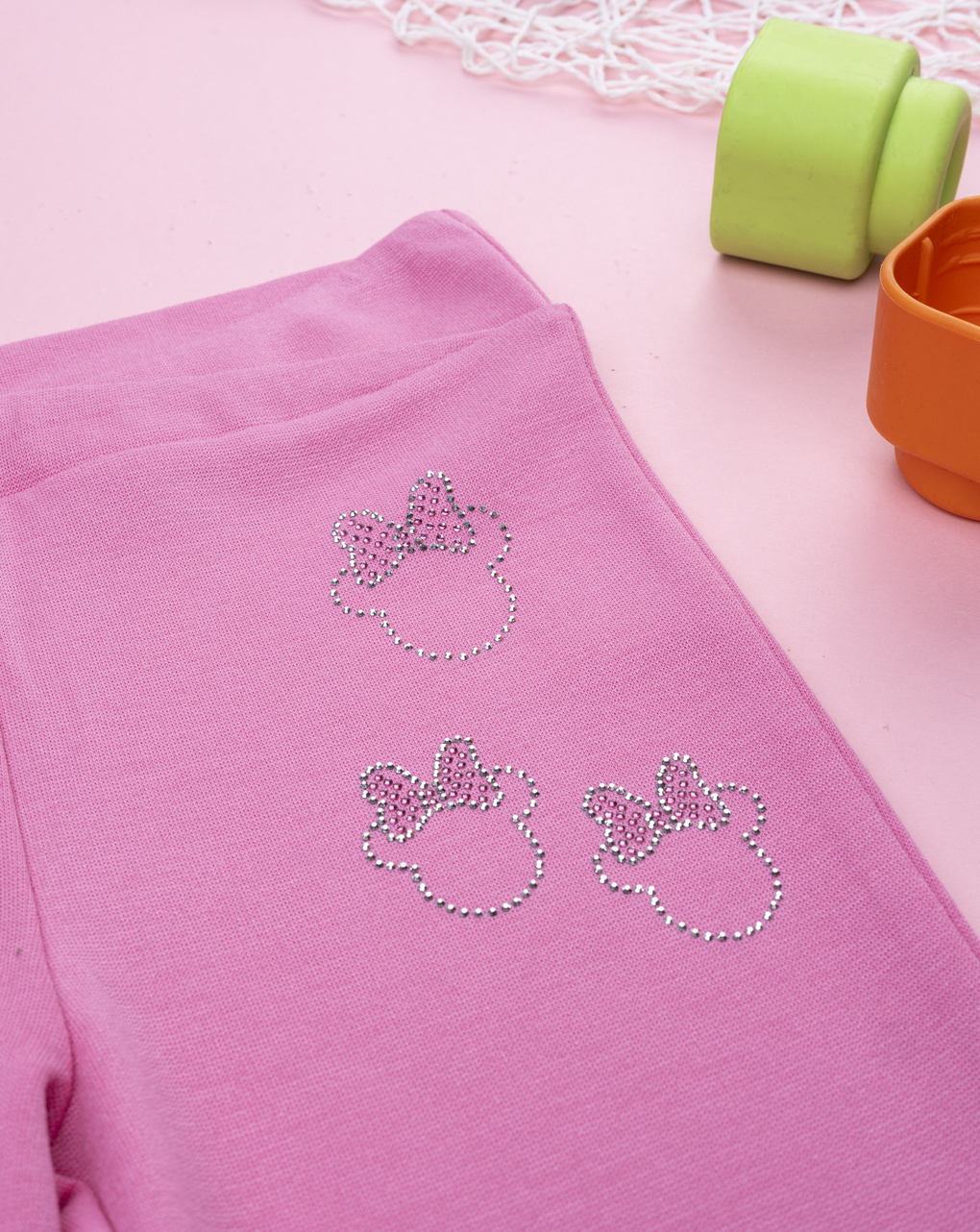 Legging zampa bambina rosa disney minnie