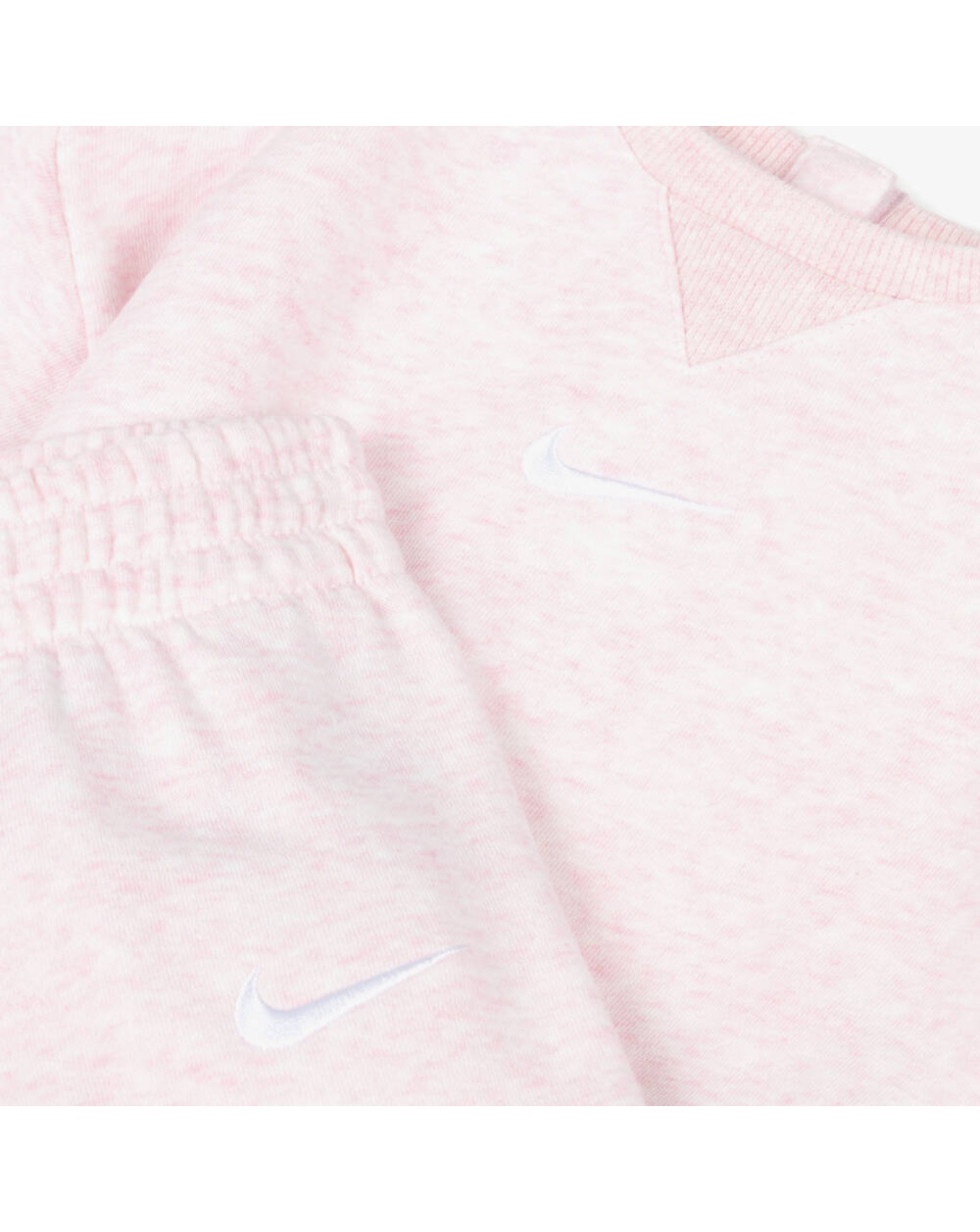 Completo nike essential bimba rosa melange