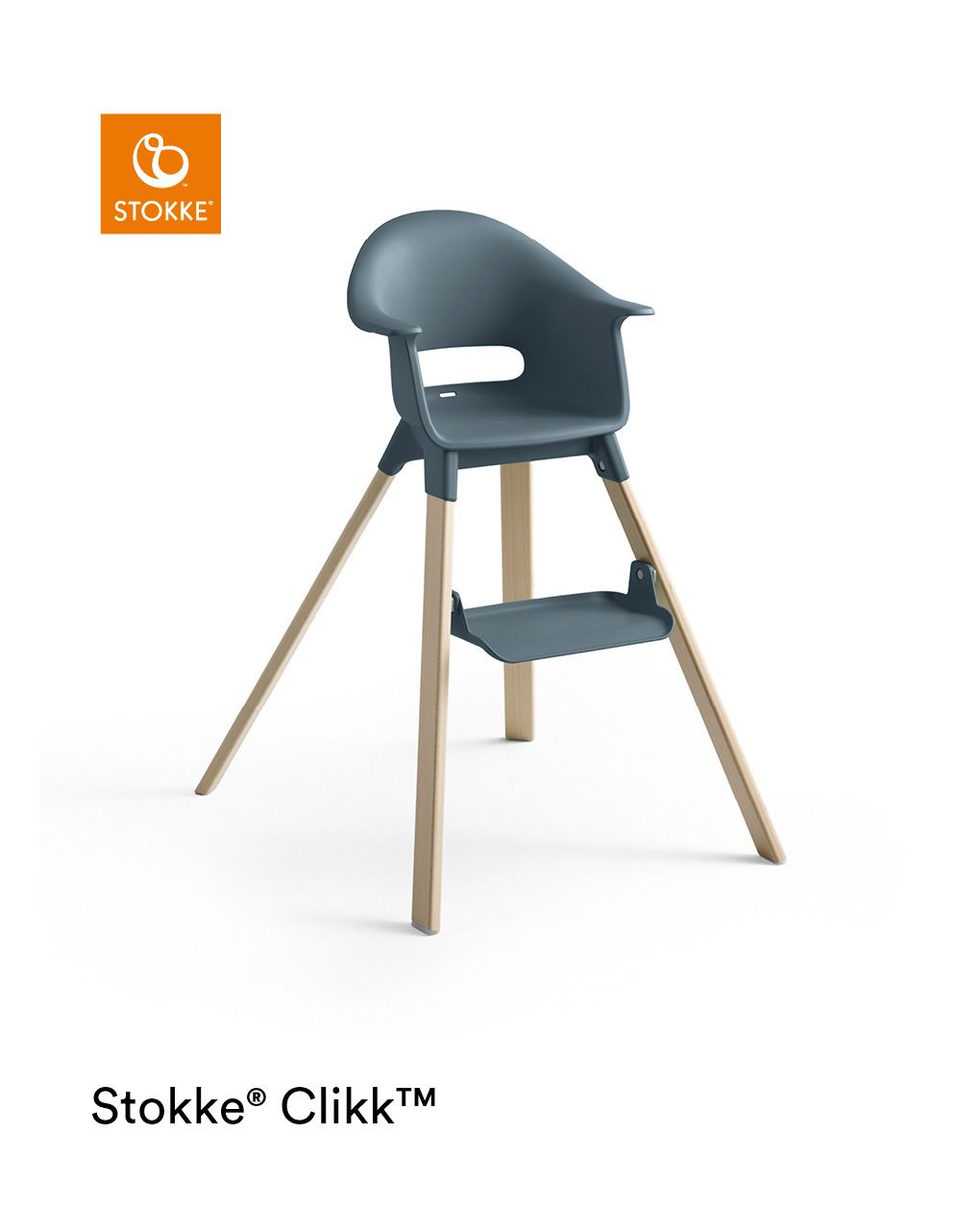 STOKKE® CLIKK™ HIGH CHAIR Fjord blue Prénatal