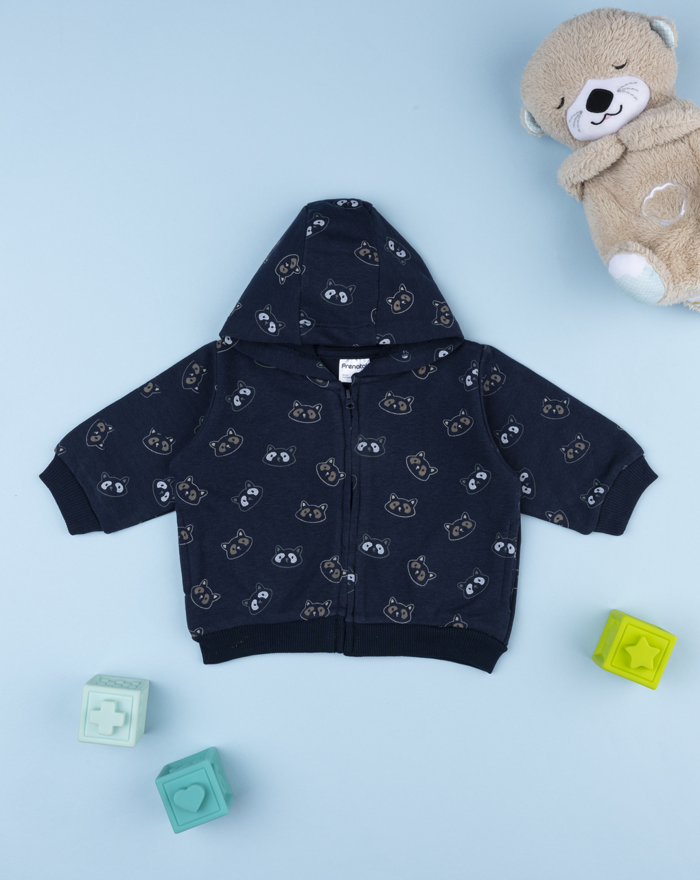 Felpa bimbo blu con allover