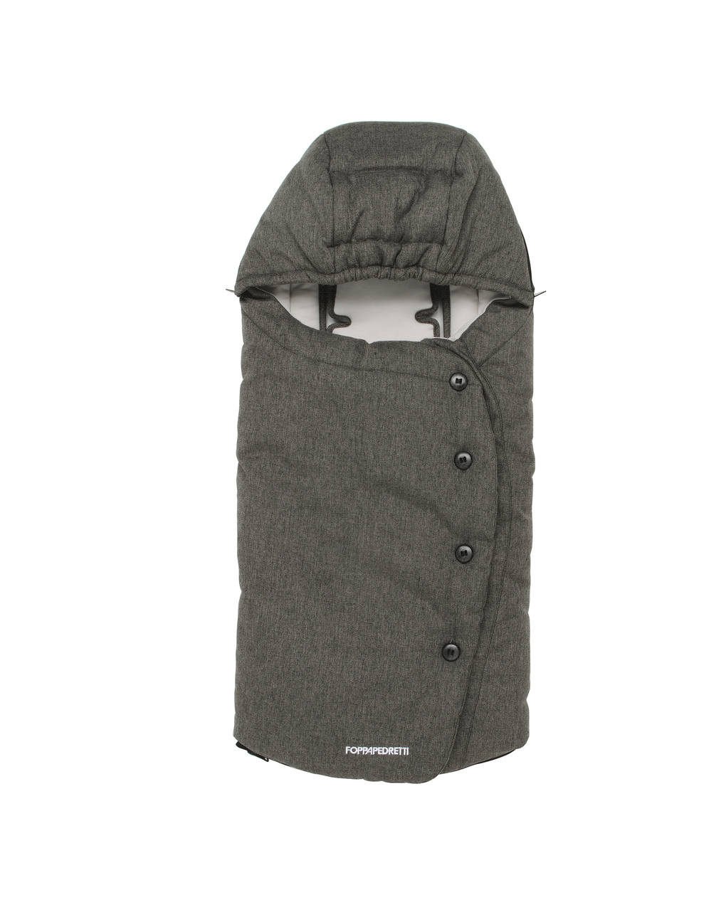 Sacco invernale termico per passeggino trendy melange graphite - foppapedretti