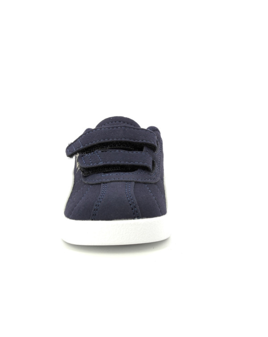 Scarpa puma bambino scamosciata royal banda bianca