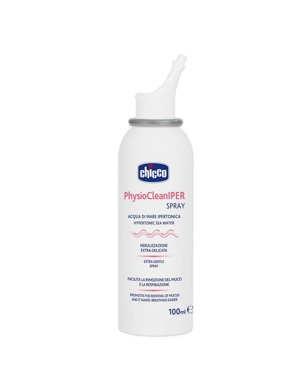 Acqua di mare ipertonica spray physioclean 100ml - chicco
