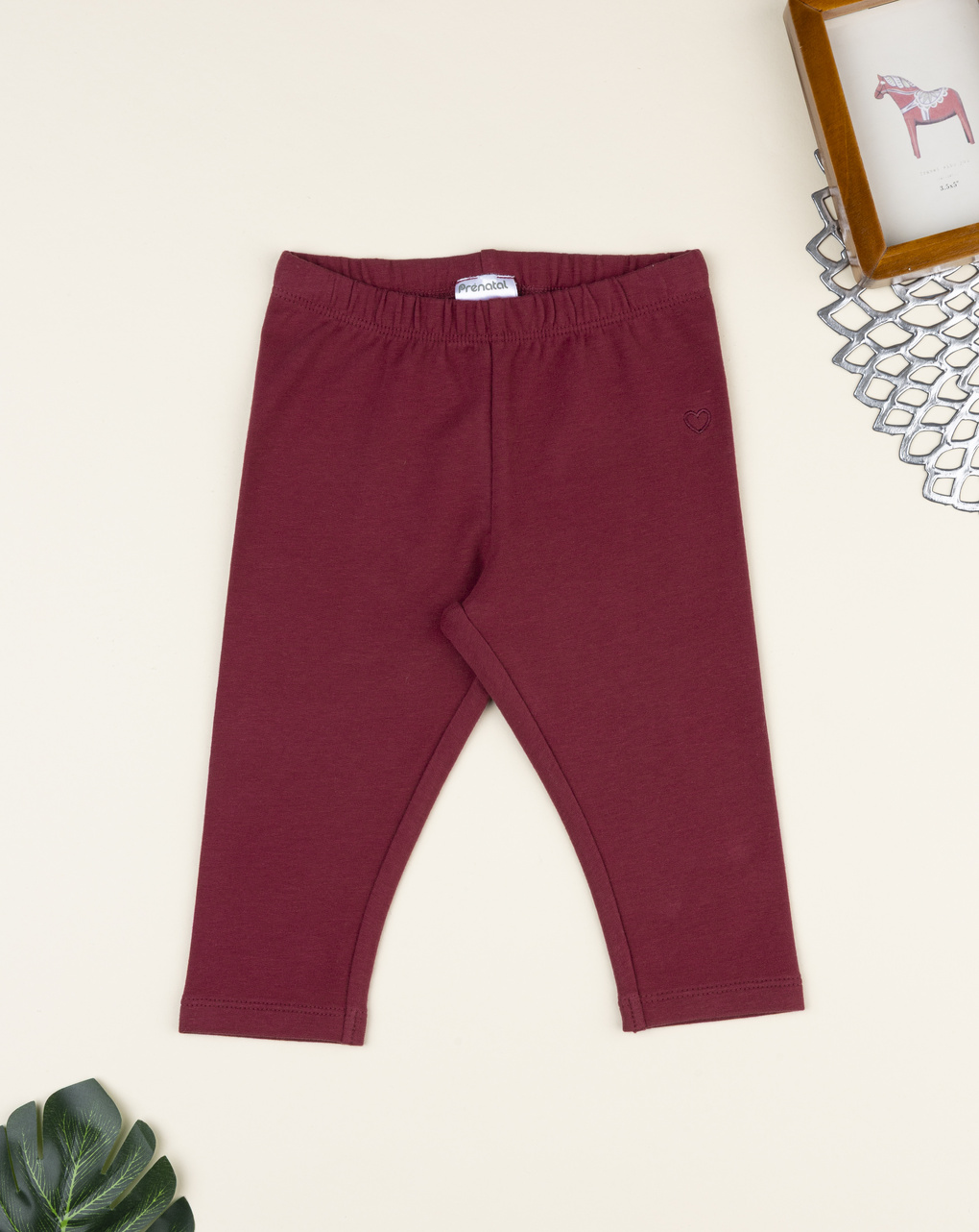 Legging bimba bordeaux