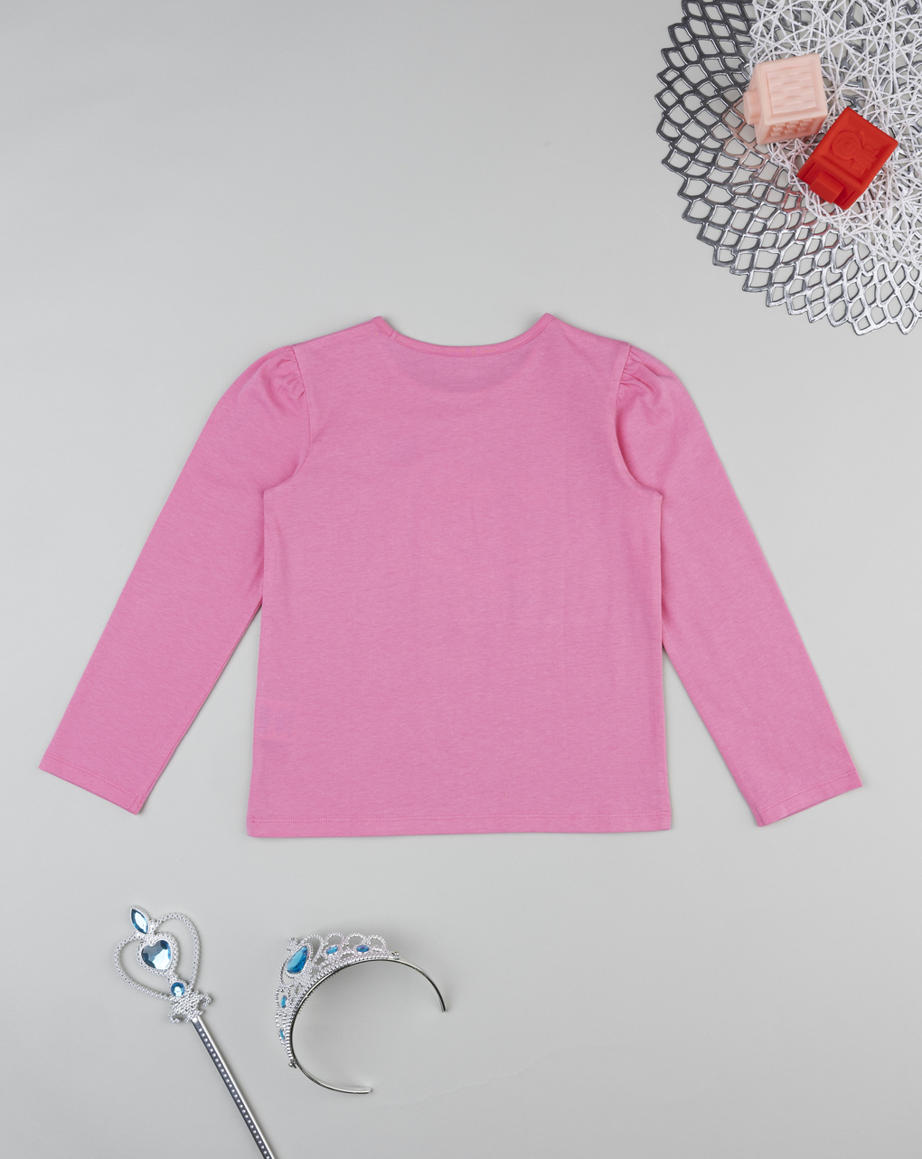 T-shirt bambina rosa stampa unicorno