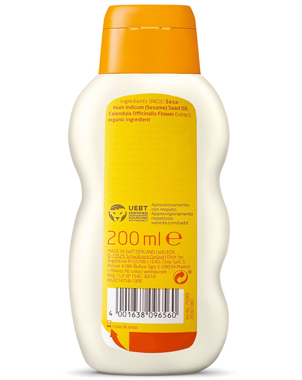 Baby olio extra delicato calendula 200 ml - weleda