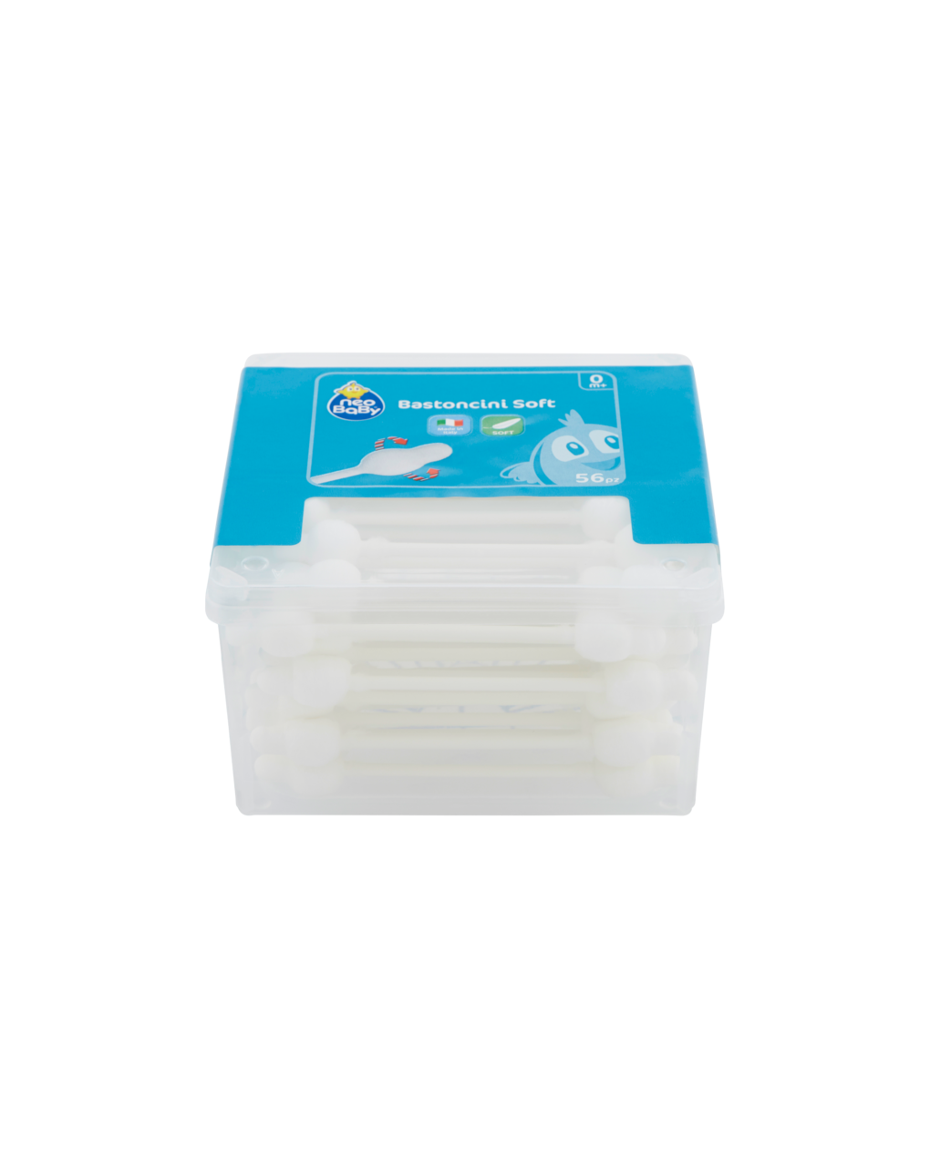 Bastoncini cotton fioc 56 pz - neo baby
