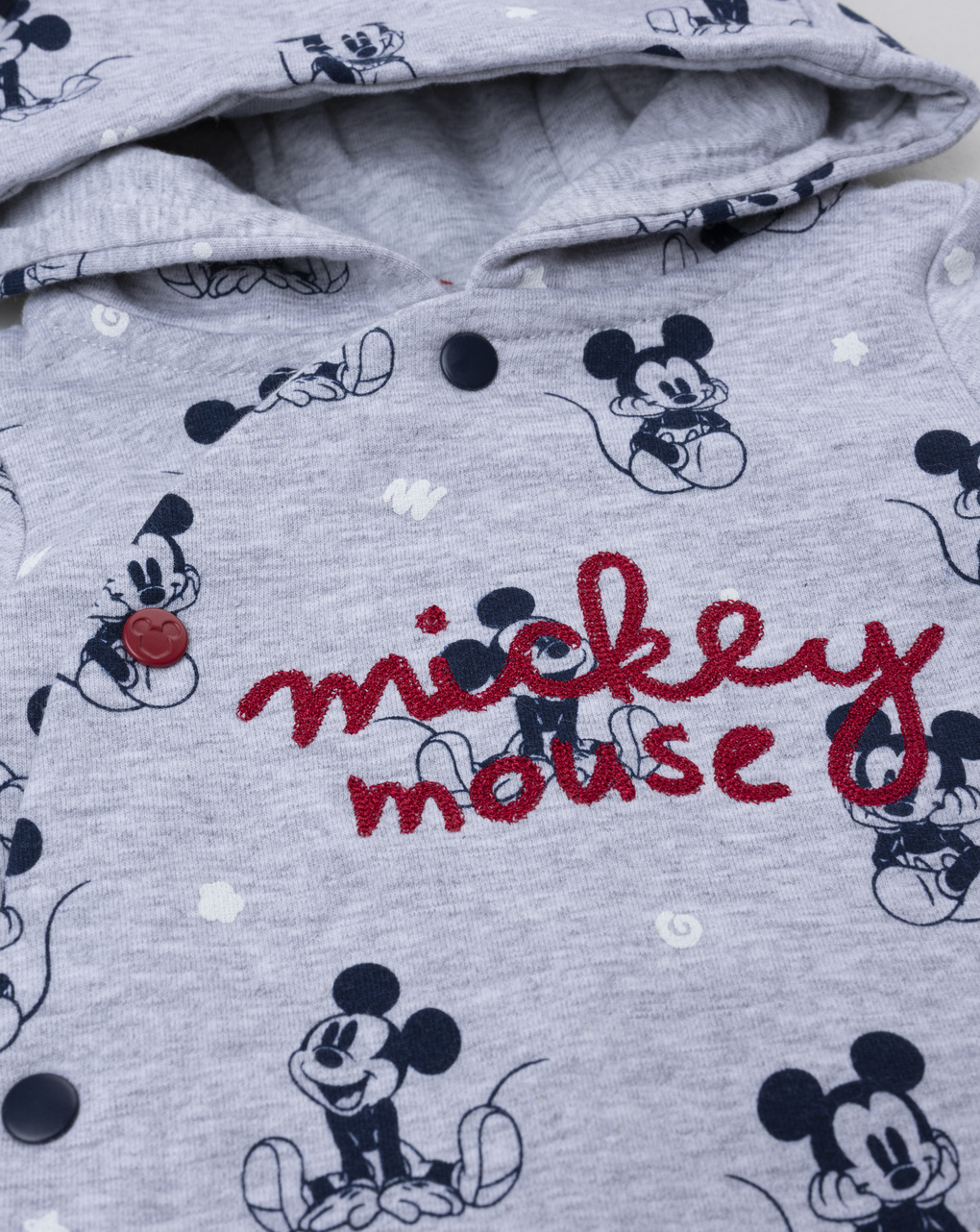 Tutina neonato con cappuccio disney topolino