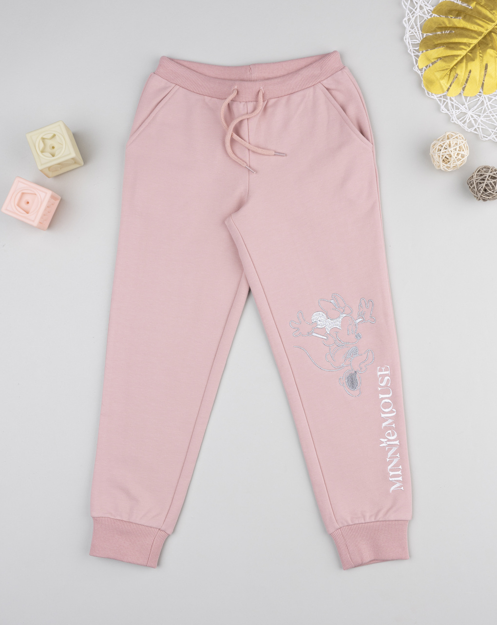 Pantalone bambina rosa minnie